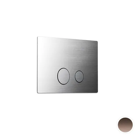 Newform X-Steel 316 Панель смыва, совместимая с Geberit Sigma 8 и Sigma 12, цвет: PVD brushed copper bronze