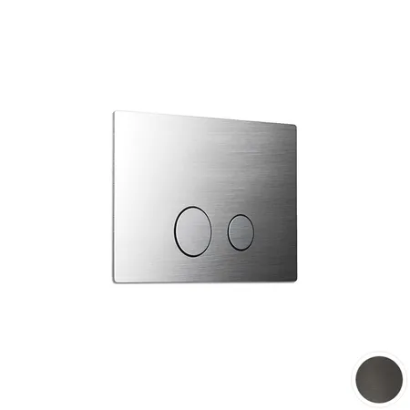 Newform X-Steel 316 Панель смыва, совместимая с Geberit Sigma 8 и Sigma 12, цвет: PVD brushed gun metal
