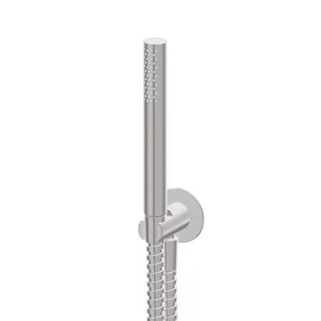 Newform X-Steel 316 Ручной душ, кронштейн-уголок 1/2", шланг: 150 см, цвет: нержавеющая сталь