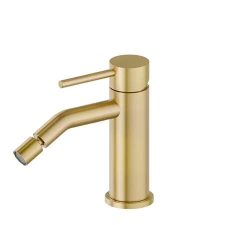Newform X-Steel 316 Смеситель для биде, 1 отв., цвет: PVD brushed gold
