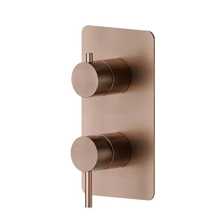 Newform  X-STEEL 316 Смеситель для душа, с переключателем, на 2 выхода, цвет: PVD Br. Copper Bronze
