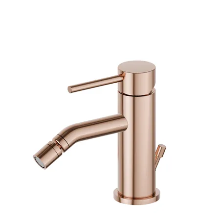Newform XT Смеситель для биде, 1 отв., с донным клапаном, цвет: PVD copper bronze