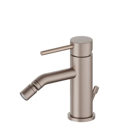 Newform XT Смеситель для биде, 1 отв., с донным клапаном, цвет: copper glossy