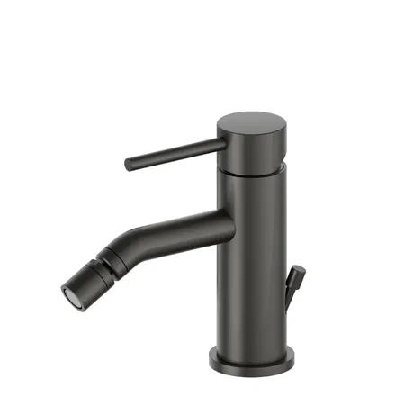 Newform XT Смеситель для биде, 1 отв., с донным клапаном, цвет: carbon satin