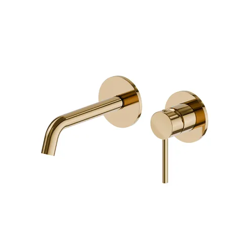Newform XT Смеситель для раковины, встраиваемый, внешняя часть, цвет: PVD glossy gold
