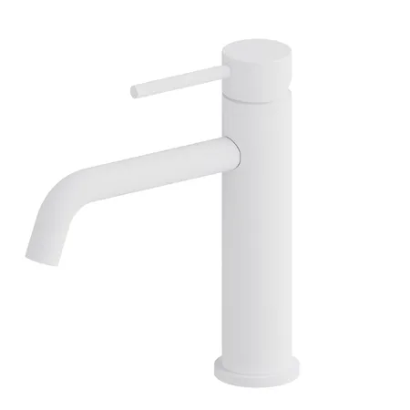 Newform XT Смеситель для раковины, 1 отв., длинный излив, цвет: белый матовый