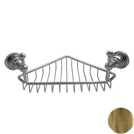 Nicolazzi Accessori Classica Полочка-решетка угловая, подвесной, цвет: Bronze Plated