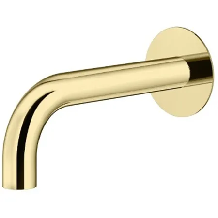 Plumberia Selection IXO Излив для раковины, настенный, длина 21см., цвет: золото