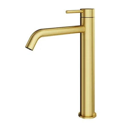 Plumberia Selection IXO Смеситель для раковины, на 1 отв., высокий, h28.5см.,  цвет: золото брашированное