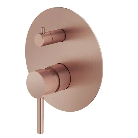 Plumberia Selection IXO Смеситель для душа, встраиваемый, на 2-3 выхода, цвет: брашированая медь