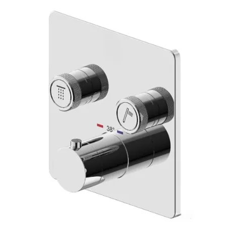 Plumberia Selection PSBOX Смеситель для душа, встраиваемый, на 2 выхода,  цвет: хром