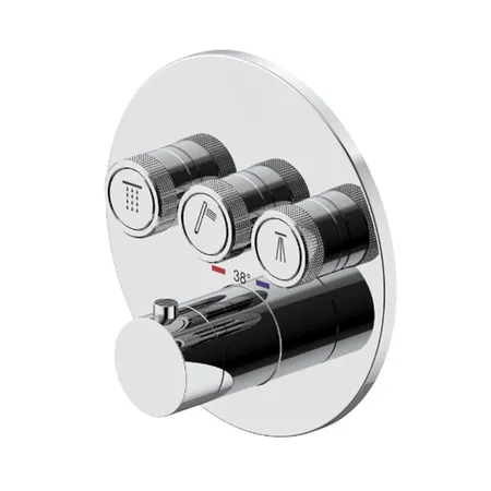 Plumberia Selection PSBOX Смеситель для душа, встраиваемый, на 3 выхода,  цвет: хром