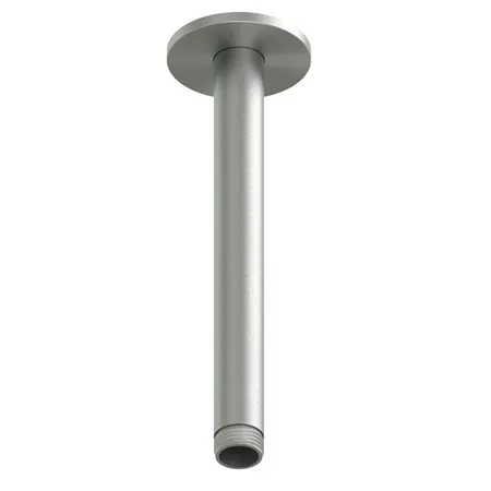 QuadroDesign Держатель верхнего душа, потолочный 20см., цвет: brushed stainless steel