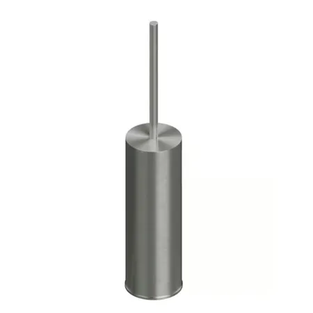 QuadroDesign Ершик для туалета, напольный, цвет: Brushed Stainless Steel