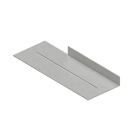 QuadroDesign Полочка 32х12см., подвесная, цвет: Brushed Stainless Steel