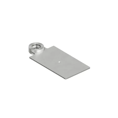 QuadroDesign Полочка для излива или душевой штанги, подвесная, цвет: Brushed Stainless Steel