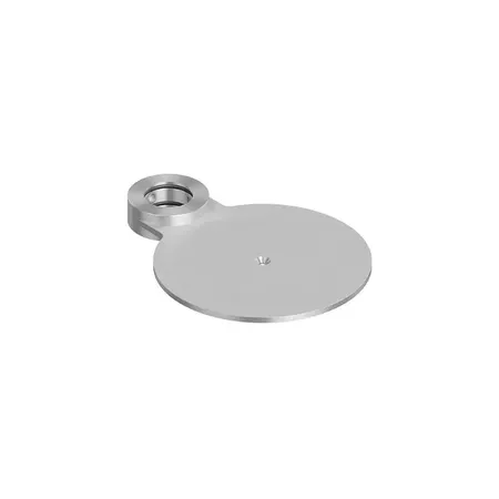 QuadroDesign Полочка для излива или душевой штанги, подвесная, цвет: Brushed Stainless Steel