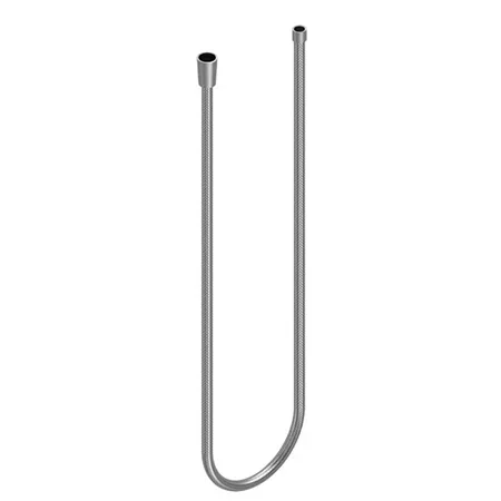 QuadroDesign Шланг для гигиенического душа 100см., цвет: Brushed Stainless Steel