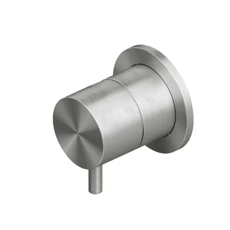 QuadroDesign Source Переключатель потоков, на 2 потребителя, цвет: Brushed Stainless Steel