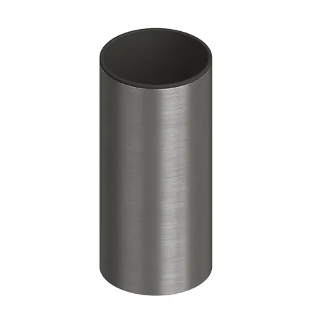 QuadroDesign Стакан настольный, цвет: Brushed Stainless Steel