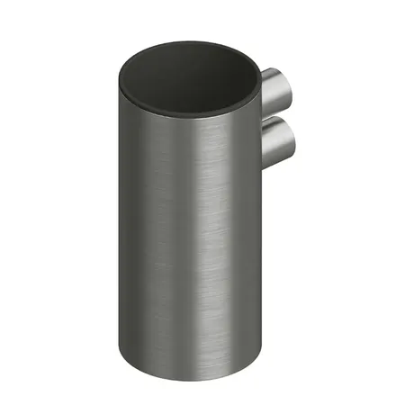 QuadroDesign Стакан подвесной, цвет: Brushed Stainless Steel