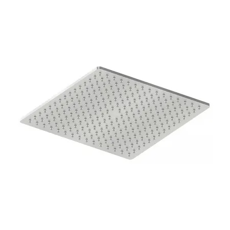 QuadroDesign Верхний душ 40х40см., настенный/потолочный, 1 режим, цвет: Brushed Stainless Steel