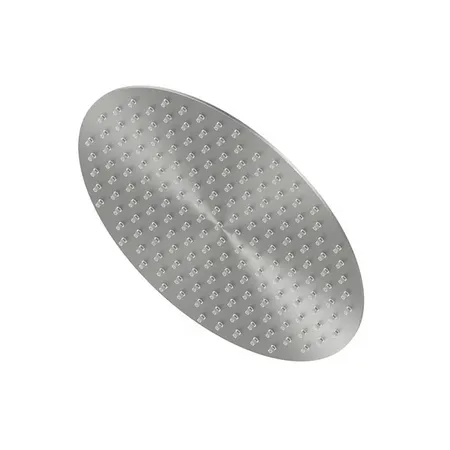 QuadroDesign Верхний душ 40см., настенный/потолочный, 1 режим, цвет: Brushed Stainless Steel