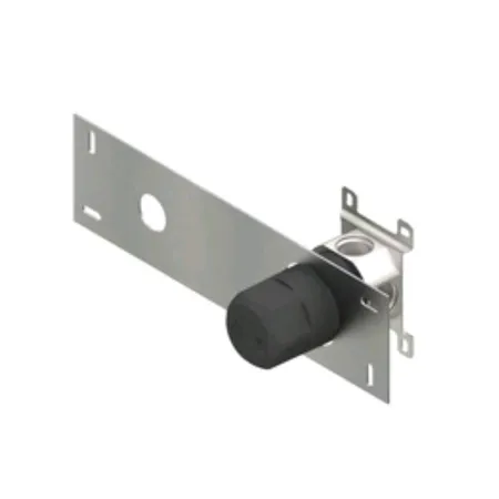 QuadroDesign Встраиваемая часть настенного смесителя, цвет: Brushed Stainless Steel