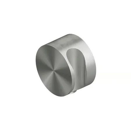 QuadroDesign Выпуск для ручного душа с держателем, цвет: brushed stainless steel