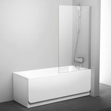Ravak Pivot Шторка для ванны 80см., транспарент, цвет: блестящий