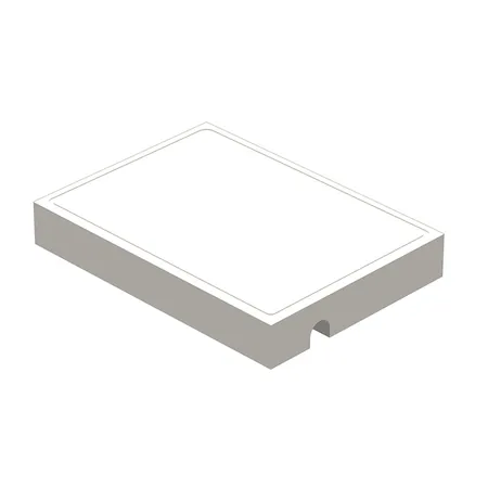 Ritmonio Brass Мыльница (для использования с прутком) из Solid Surface, цвет: белый