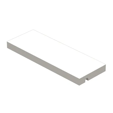 Ritmonio Brass Полочка L260 (для использования с прутком) из Solid Surface, цвет:  белый
