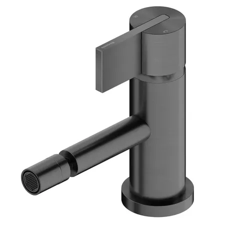 Ritmonio Round Смеситель для биде, 1 отв., цвет: Black Stainless Steel