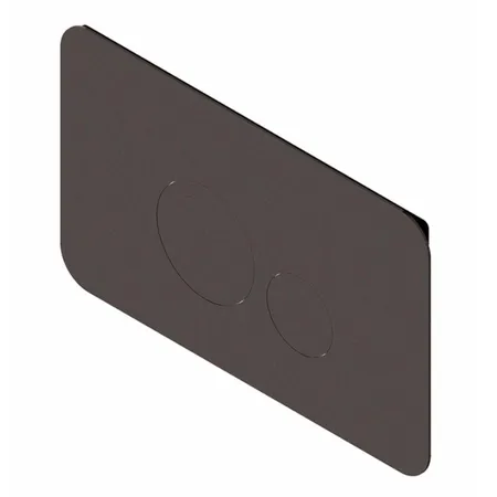 Ritmonio Toilet accessories Панель смыва для Geberit: Sigma 8, Sigma 12; Tece: 2003-2020, 2021-Now; Viega: 3H, 3L, 3F, цвет: Brushed Black Chrome