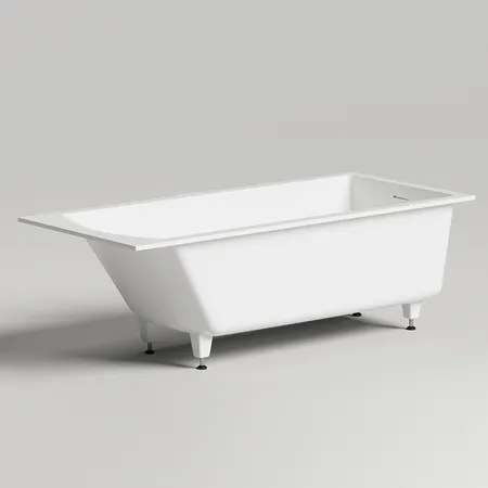 Salini Cascata kit Встраиваемая ванна 180х80х60см, донный клапан, материал: S-Sense, цвет: белый матовый