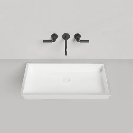 Salini MAREA 10 Раковина 75х40см, материал: S-Sense, цвет: белый