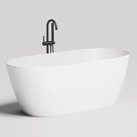 Salini Sofia Light Ванна отдельностоящая 165х75х60см, без отверстия под перелив, материал: S-Sense, цвет: белый глянцевый