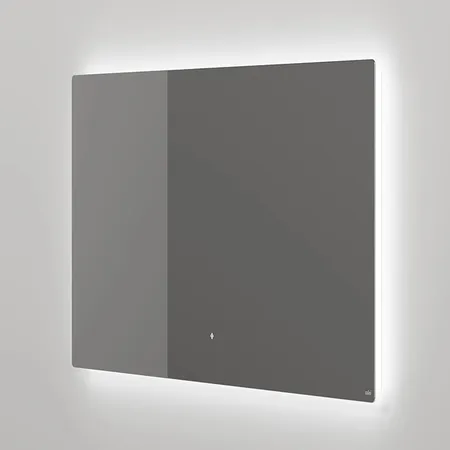 Salini Зеркало для ванны OMBRA 100х70х2.5см., с LED подсветкой, влагостойкое AGC Сrystalvision, сенс. выкл., крепления, обогрев, антизапот.