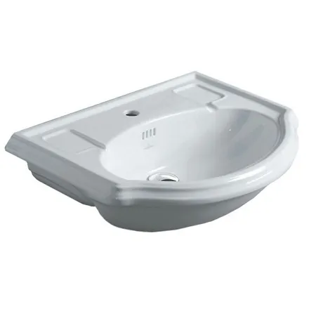 SIMAS Arcade Раковина 67х49 см, 1 отв., цвет: белый