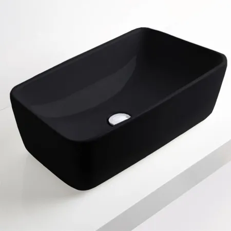 Simas Degrade Раковина-чаша 57 см, без отв., цвет: черный