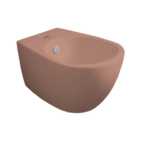 Simas Vignoni биде подвесное 56x36.5см, с 1 отв., цвет: caramello