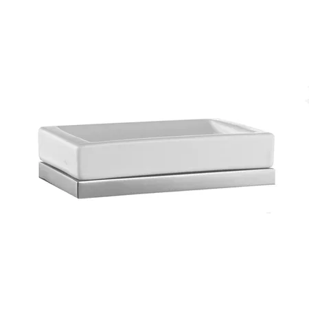 Stella Bamboo Quadro Мыльница 1022/P026, подвесная, цвет: хром