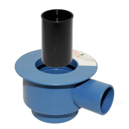 TECE drainline, сифон, 0,8 л/c, DN 50, выход вбок, высота монтажа от нижнего края сифона до верхнего края слива – 120 мм.
