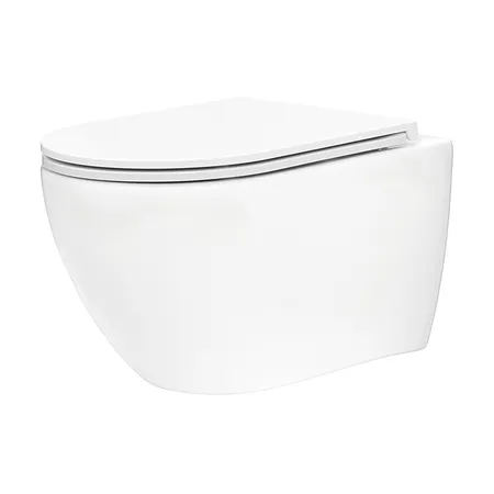 TECEspring R Комплект: Унитаз подвесной, со смывом Tornado flush, сиденье Slim с микролифт и быстрым снятием, белый глянец