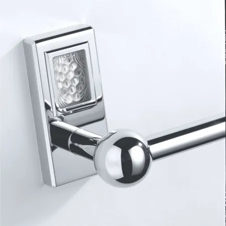 THG Métropolis à manettes cristal clair Полотенцедержатель 60см, подвесной, цвет: хром/прозрачный хрусталь