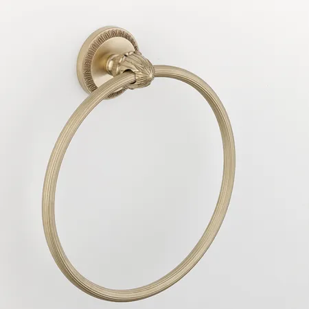 THG Malmaison Metal Полотенцедержатель-кольцо 18см., подвесной, цвет: Soft matt gold