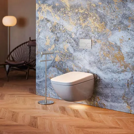 TOTO Neorest WX2 Комплект: Унитаз подвесной 66x45см, сиденье, инсталяция, клавиша смыва, Cefiontect, Rimless, цвет: белый
