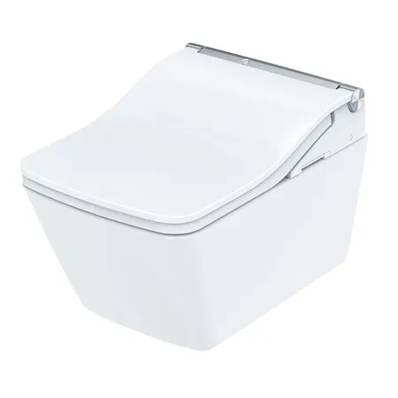 TOTO Washlet SW Комплект: унитаз подвесной, сиденье с управлением, модуль для установки, клавиша, цвет: белый
