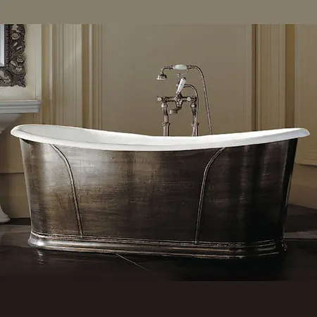 Devon&Devon Camelot Ванна чугунная отдельностоящая, 182х81х70,5 см, цвет: свинец