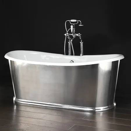 Devon&Devon Regal Ванна чугунная отдельностоящая 182х71х58см, цвет: серебро